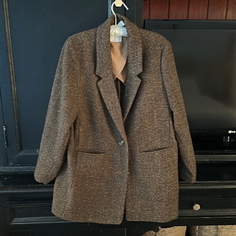 Brown tweed jacket
